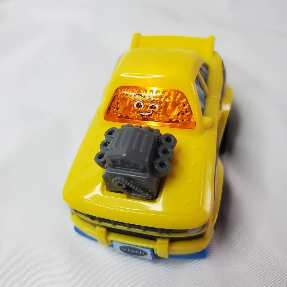 Vtech Go Go Smart Wheels Zig Zag Raceway‎ Car Yellow Stunt